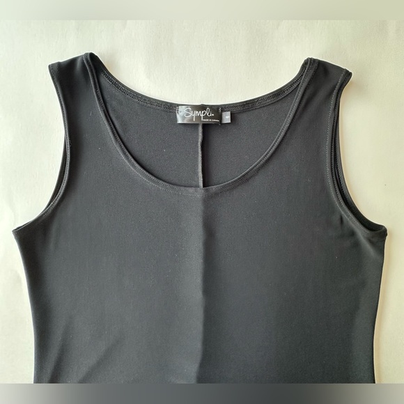 Sympli Sleeveless Dress with Flared Silhouette - Picture 2 of 6